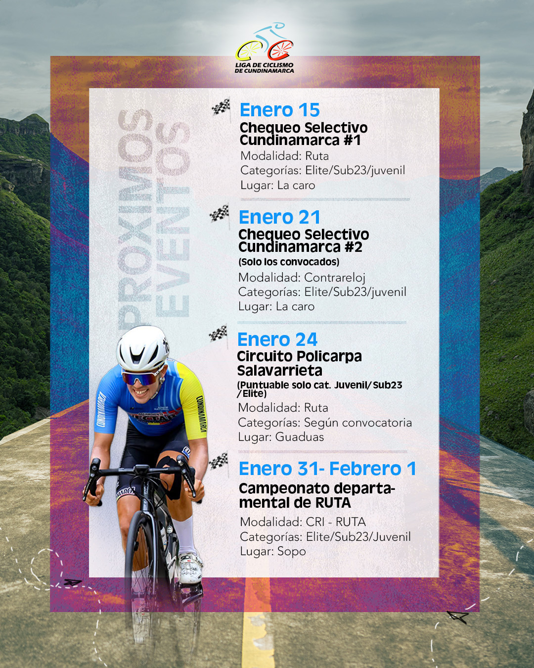 Primer selectivo de ruta 2026